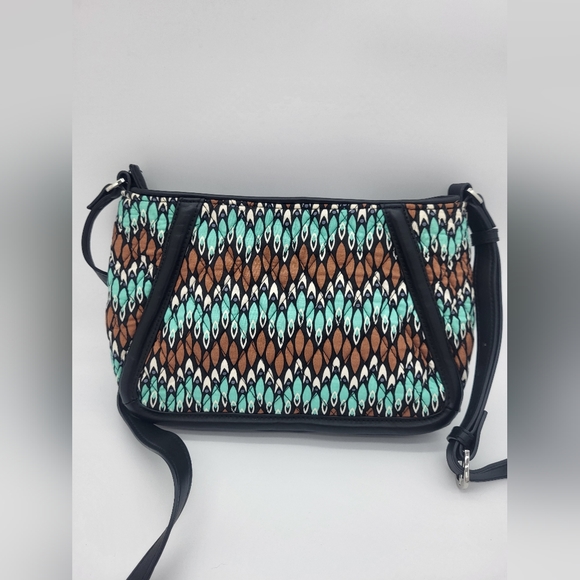 Vera Bradley Sierra Stream Print Small Crossbody - Picture 5 of 7